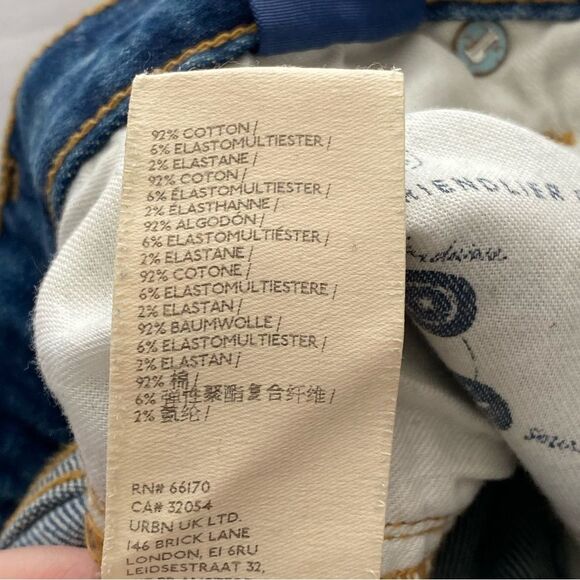 Anthropologie x Pilcro The Selvedge Vintage Straight Distressed Jeans Size 27 - Picture 14 of 16